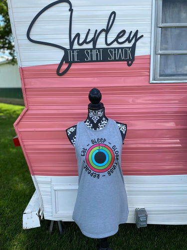 Eat. Sleep. Close Rings. Repeat - Tank