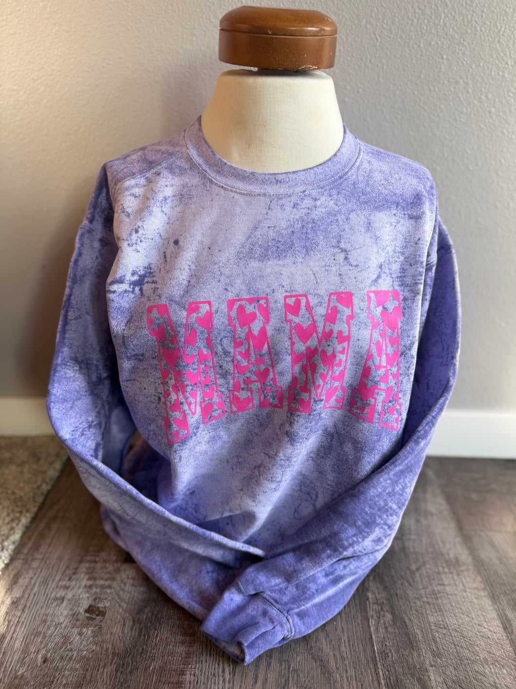 Heart Mama - Colorblast Crewneck