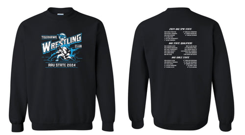 THWC AAU State - Black Crewneck Sweatshirt