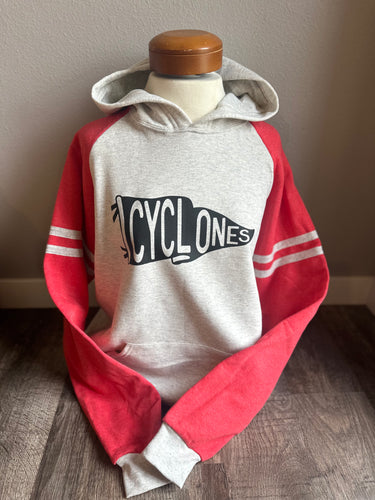 Cyclones - Colorblock Raglan Hoodie