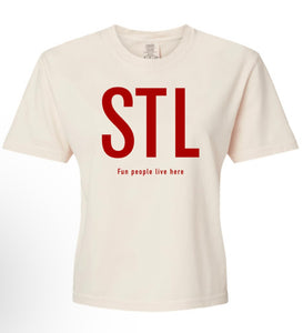 STL - Boxy Tee - Ivory