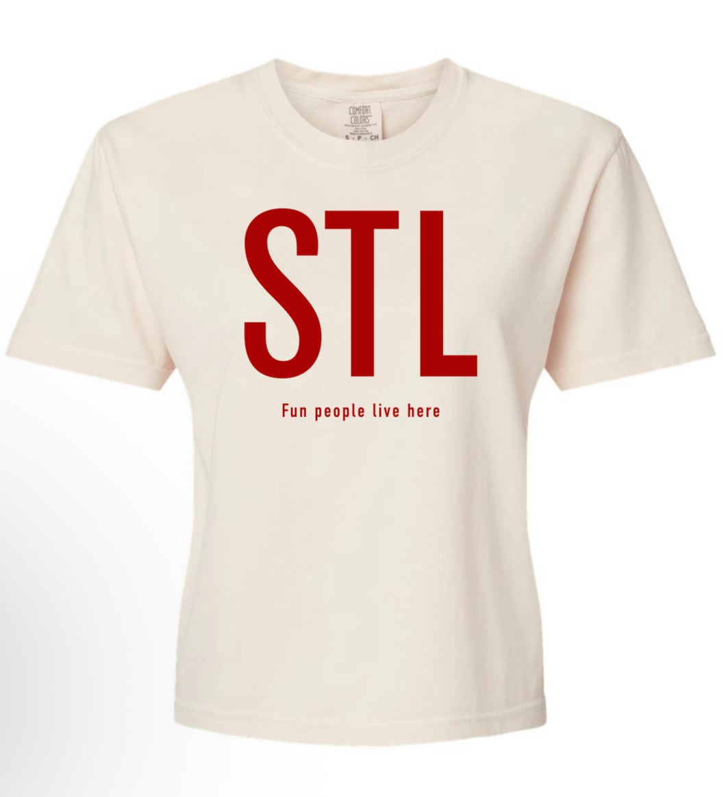 STL - Boxy Tee - Ivory