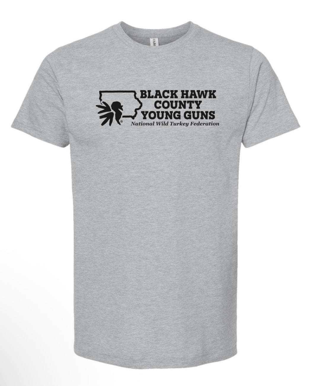 Blackhawk County Young Guns - Heather Grey - Tee
