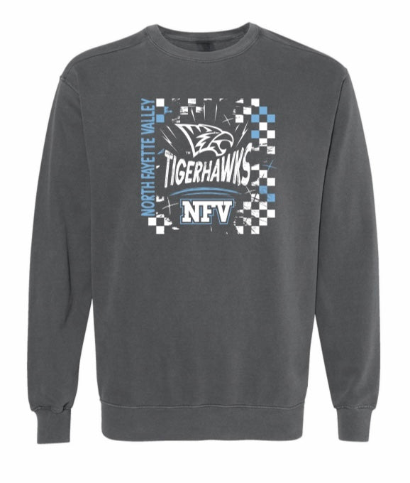 NFV Tigerhawks - Comfort Colors Crewneck