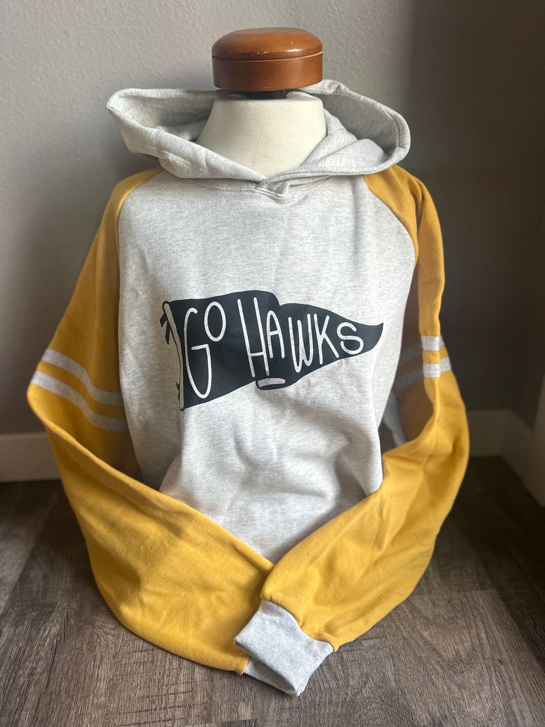 Go Hawks - Colorblock Raglan Hoodie