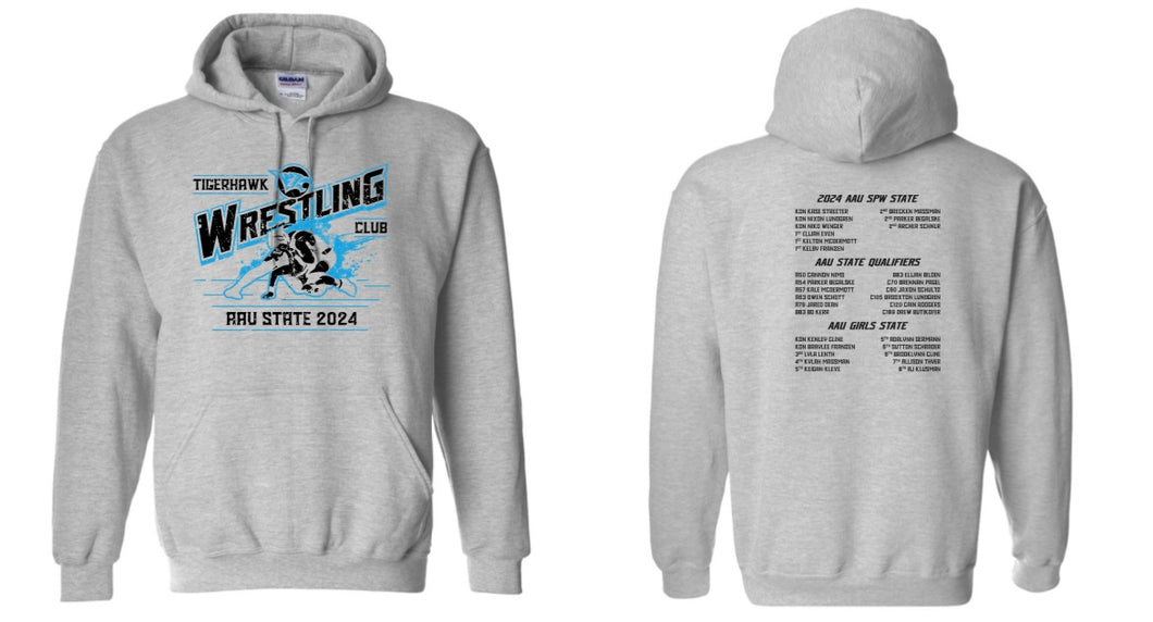 THWC AAU State - Grey Hoodie