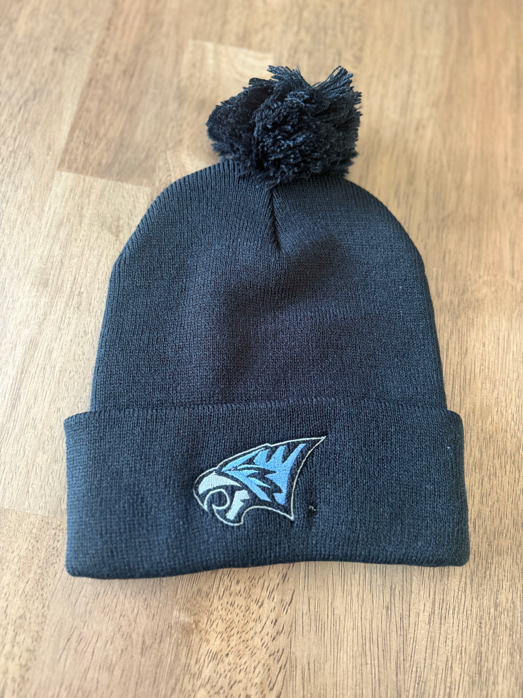 Tigerhawk Head - PomPom Beanie