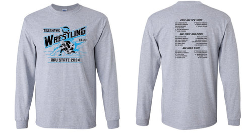 THWC AAU State - Grey Long Sleeve