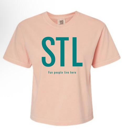 STL - Boxy Tee - Peachy