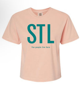 STL - Boxy Tee - Peachy