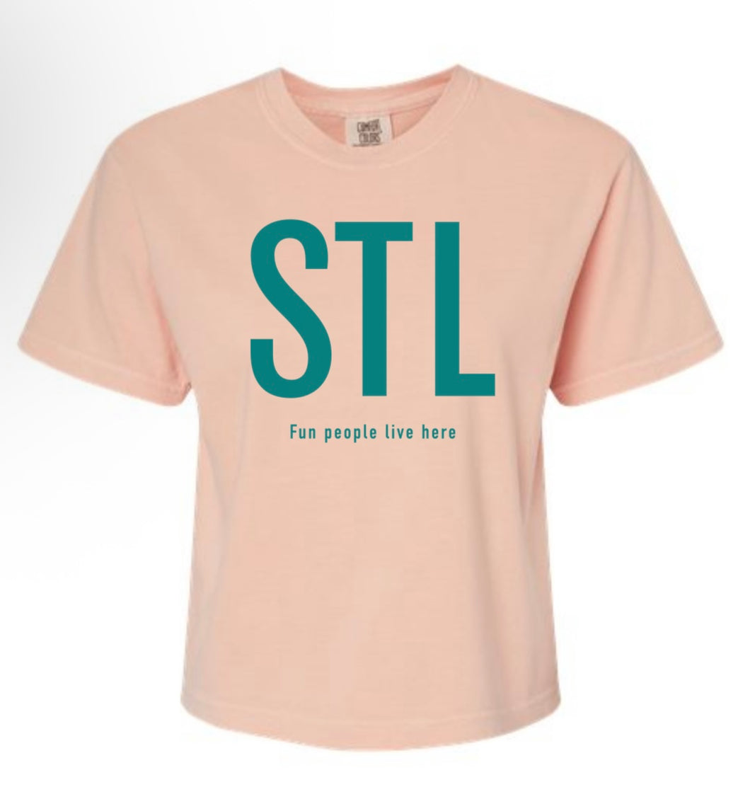 STL - Boxy Tee - Peachy