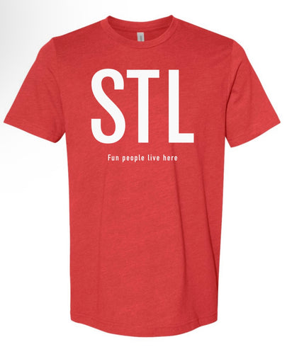 STL - Tee - Heather Red