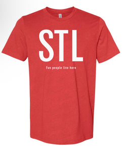 STL - Tee - Heather Red