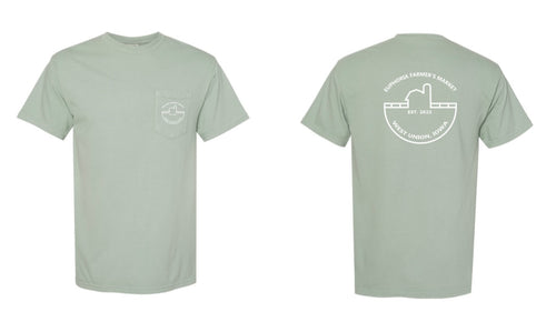 Euphoria Farmer's Market - Pocket Tee - Bay