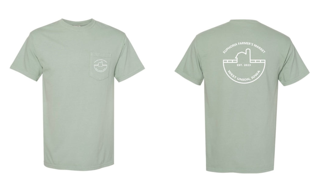 Euphoria Farmer's Market - Pocket Tee - Bay