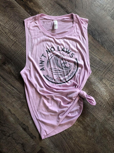 White Claw - Flowy Muscle Tank