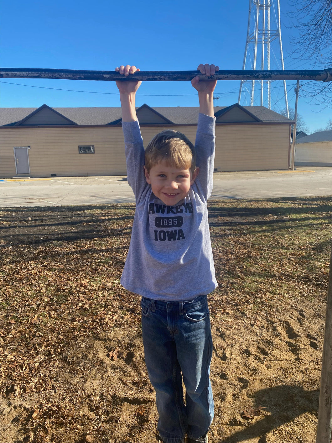 Hawkeye, Iowa - Youth - Long Sleeve- Tee