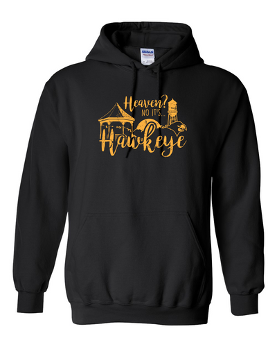 Heaven? No....It's Hawkeye! - Unisex Hooded Sweatshirt