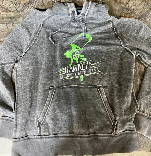 Hawkeye Wheel Repair - Vintage Wash Hoodie