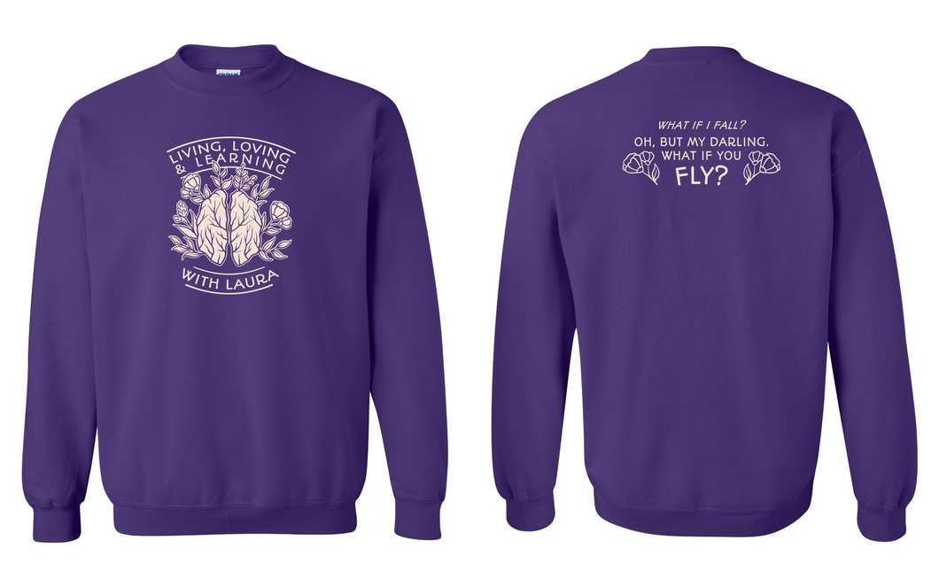 Living, Loving & Learning with Laura - Adult Crewneck