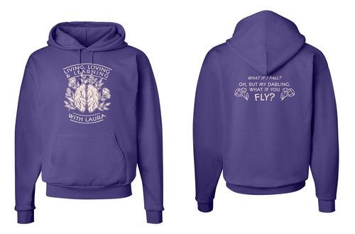 Living, Loving & Learning with Laura - Adult Hoodie