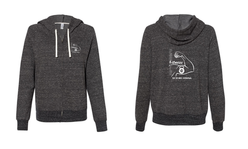 Profile Fitness - Black Ink - Women's French Terry Zip Hoodie