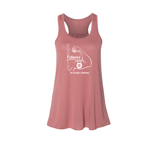 Profile Fitness - Mauve - Flowy Tank