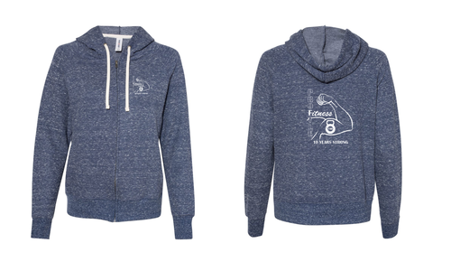 Profile Fitness - Navy - Women's French Terry Zip Hoodie