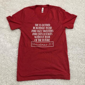 She Is Clothed - VNeck