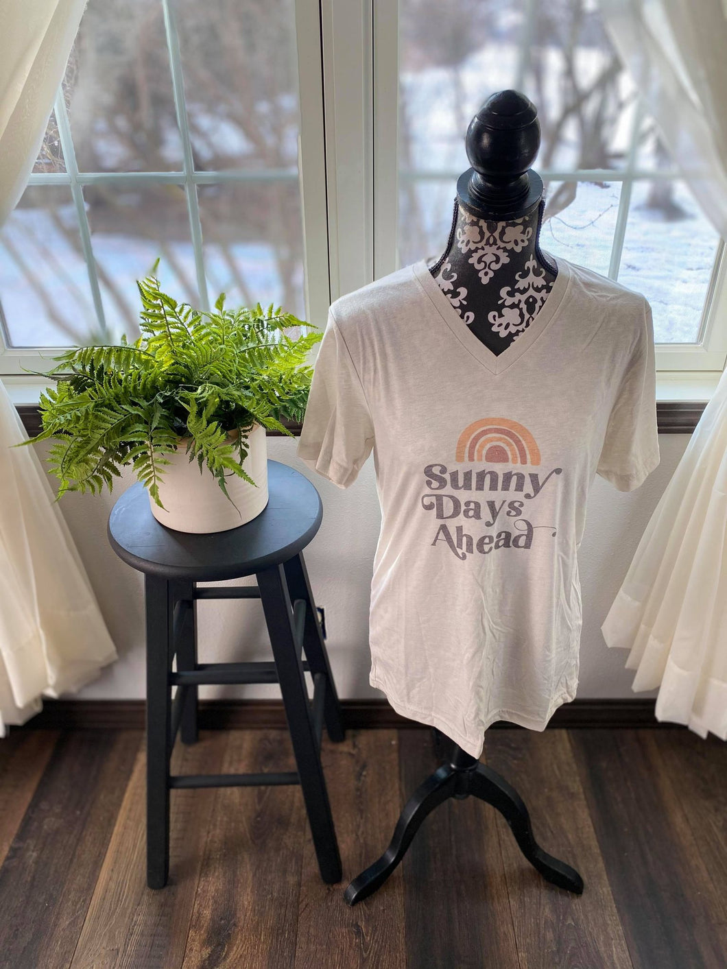 Sunny Days Ahead V-Neck Tee